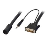 LINDY Cable DVI Macho y un Cable de Audio para el tendido de Cable Oculto