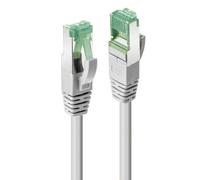 LINDY Cable Ethernet Cat 6A S/FTP de 15 m, TPE respetuoso con el medio ambiente, certificado GRS, cable LAN blindado de alta velocidad, duradero y reciclable, color gris (15 m)