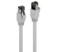 LINDY Cable Ethernet de 0,5 m, CAT 8, cable de red de 40 Gbps, 2000 MHz, cable de conexión LAN RJ45 compatible con PC/portátil, módem, router, interruptor, TV, Xbox, PS5