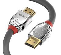 LINDY - Cable HDMI 2.0 Cromo Line de 10 Metros con Ethernet 4k@60Hz 10.2G 3D 1080p HDCP 1.4 2.2 Certificado HDR, ARC, CEC, ATC | Compatible con TV, Monitor, Xbox, Blu-ray, PC