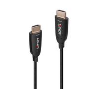 LINDY Cable HDMI 2.1 Ultra HighSpeed híbrido de fibra 8K 60Hz - 40m