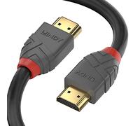LINDY Cable HDMI 36961 Línea Anthra 4K60Hz 0,5 m Negro/Gris
