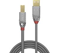 Lindy Cable USB 36643 – USB 2.0, 3 m, USB A a USB B, gris