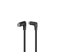 Lindy Cable USB 3.2 en ángulo recto USB-C a USB-C en ángulo recto de 0,5 m, 10 Gbps