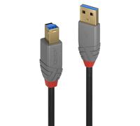 LINDY Cable USB 3.2 tipo A/B anthra line de 5 m