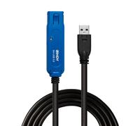 LINDY Cable USB 43158 8 m Azul Negro