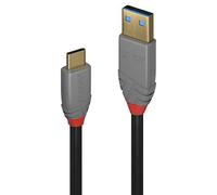 LINDY Cable USB A a USB C 36910 50 cm Negro