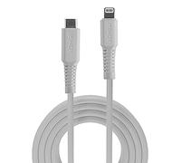 LINDY - Cable USB tipo C a Lightning, 0,5 m, color blanco