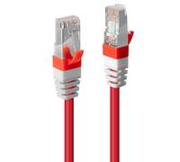 Lindy Cat.6 (A) SSTP/S/FTP PIMF Premium 15.0m - Cable de Red (15 m, RJ-45, RJ-45, Rojo)