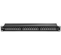 Lindy Panel de parcheo 25990 1U – 24 puertos RJ-45 – Negro