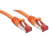 LINDY Cat.6 S/FTP - Cable de Red (3 m, Cat6, S/FTP (S-STP), RJ-45, RJ-45, Naranj