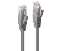 LINDY Cat.6 UTP Premium 0.3m - Cable de Red (0,3 m, Gris)