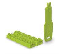 Lindy Cerrojo RJ45 47894, 10 piezas con llave, color verde