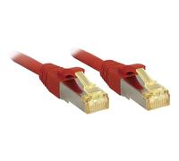 LINDY compatible Patchcable SFTP LSOH Cable de Red Cable Datos rojo 2m