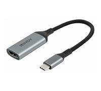 Lindy Convertidor USB Tipo C a HDMI, Compatible con 8K 60Hz, Compatible con Modo DisplayPort Alt