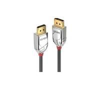 LINDY Cromo 2M Cable Displayport Cable Digital Audio/Vídeo Blindaje - Gris