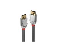 LINDY Cromo Line 3M Displayport Dp Macho-Macho Digital Audio/Vídeo Escudo Gris