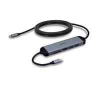 Lindy DST-Micro 140 - Estación de Acoplamiento Micro USB C para portátil con Cab