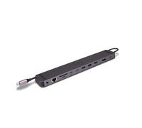 Lindy DST-Mini XT 810 Estación de Acoplamiento USB-C HDMI DP RJ45 Gris