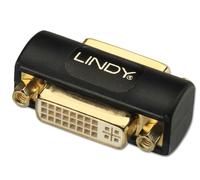 Lindy DVI Coupler Negro - Adaptador para cable (DVI, DVI, Female connector / Fem