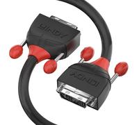 Lindy DVI-D Single Link Cable - Black Line Black, 1m 1m Black Line