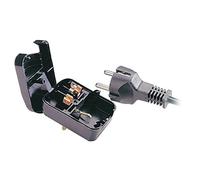 Lindy Earthed Plug Converter CEE7 (XVII) UK 3p Negro - Adaptador para Cable (CEE7 (XVII), UK 3p, Negro)