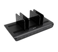 Lindy Estación de carga y concentrador USB de 240 W, 10 puertos, 8 puertos USB-C PD 3.0 y 2 divisores ajustables USB-A para ordenador portátil, tableta y teléfono, incluye adaptador de potencia global