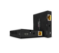 Lindy Extensor HDMI 38205 - Transmisor y receptor AV Cat.6 18G IR PoC salida de bucle Negro
