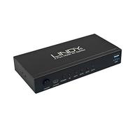 Lindy 38159 Divisor de Video HDMI 4x - Splitter de Vídeo HDMI (4096 x 2160 Pixeles, Negro, 1920 x 1080 (HD 1080))