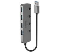 LINDY Hub USB Negro Gris (1 Unidad)