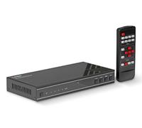 Lindy Interruptor De Video/Audio - 4x1, 4K60, Multivista, Sin Costuras