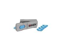 Lindy Llave bloqueadora de Puertos HDMI con 4 bloqueadores, Color Azul