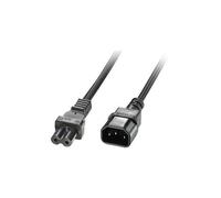 LINDY Potencia Cable de Extensión 2M Para Ups Suministro IEC 60320 C14 / C7