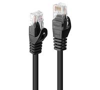 Lindy RJ-45/RJ-45 Cat6 0.3m - Cable de red (0,3 m, Cat6, U/UTP (UTP), RJ-45, RJ-45, Negro)