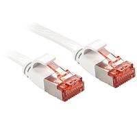 Lindy RJ45 Cat.6 U/FTP 2m - Cable de red (2 m, Cat6, U/FTP (STP), RJ-45, RJ-45, Blanco)