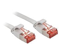 Lindy RJ45 Cat.6 U/FTP 5m - Cable de red (5 m, Cat6, U/FTP (STP), RJ-45, RJ-45, Gris)