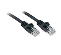 Lindy Cable de red Basic Cat.6 U/UTP RJ45-RJ45 1 m Negro