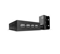 Lindy Transmisor y Receptor de red 42681 USB 2.0 Cat.5 50 m PoE 5 puertos 480 Mbit/s