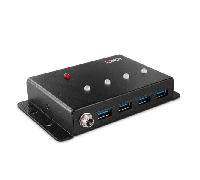 Lindy 43374 Hub USB 3.0 de 4 Puertos metálico