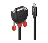 Lindy USB Typ C an DVI 2m