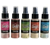 Lindy's Stamp Gang Starburst-Juego de Botellas de 5 kg en Spray con diseño de Hojas de otoño, Multicolor