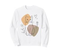 Line Art American Curl Minimalist Sudadera