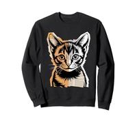 Line Art Bambino Cat Minimalist Sudadera