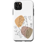 Line Art Collie Minimalist Collies Carcasa para iPhone 11 Pro MAX