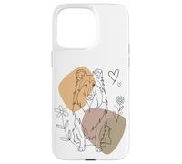 Line Art Collie Minimalist Collies Carcasa para iPhone 15 Pro MAX