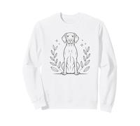 Line Art Hungarian Vizsla Minimalist Magyar Vizslas Sudadera