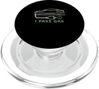 Line Art I Pass Gas Electric Car I Love Evs Vehículo eléctrico PopSockets PopGrip para MagSafe