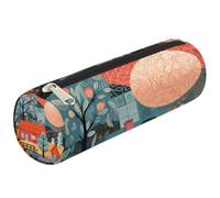 Line Art Manor - Estuche para lápices, suministros escolares, para niñas, niños, adolescentes, mujeres, bolsa de brochas de maquillaje