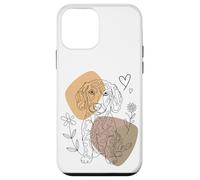 Line Art Portuguese Water Dog Minimalist Carcasa para iPhone 12 Mini
