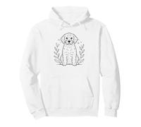Line Art Portuguese Water Dog Minimalist Portie Sudadera con Capucha